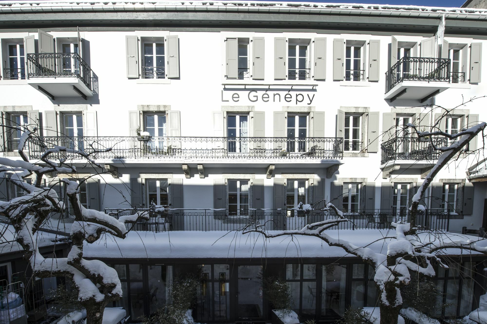 Le Genepy - Appart'Hotel De Charme Шамони Екстериор снимка
